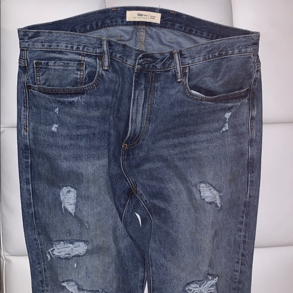 Gap 38x32 straight fit Medium/light Blue Jeans